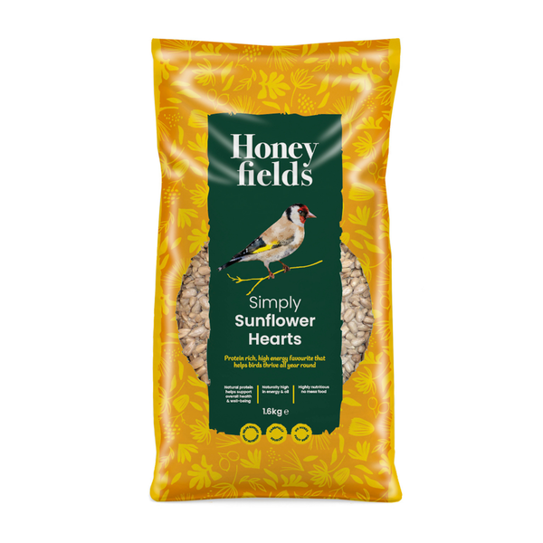 Honeyfields Simply Sunflower Hearts - 1.6kg
