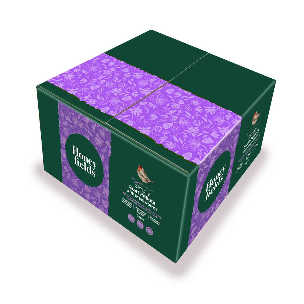 HF Simply Suet Pellet with Mealworms - 3kg Box