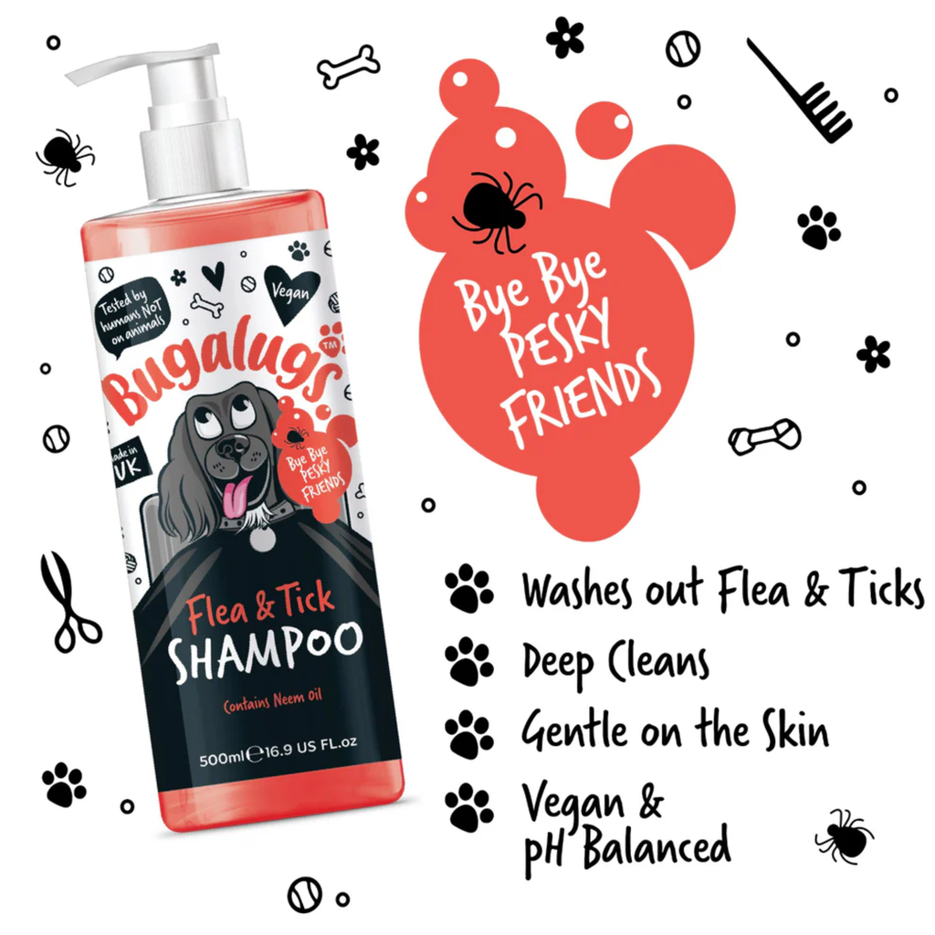 Bugalugs Flea and Tick Shampoo - 500ml