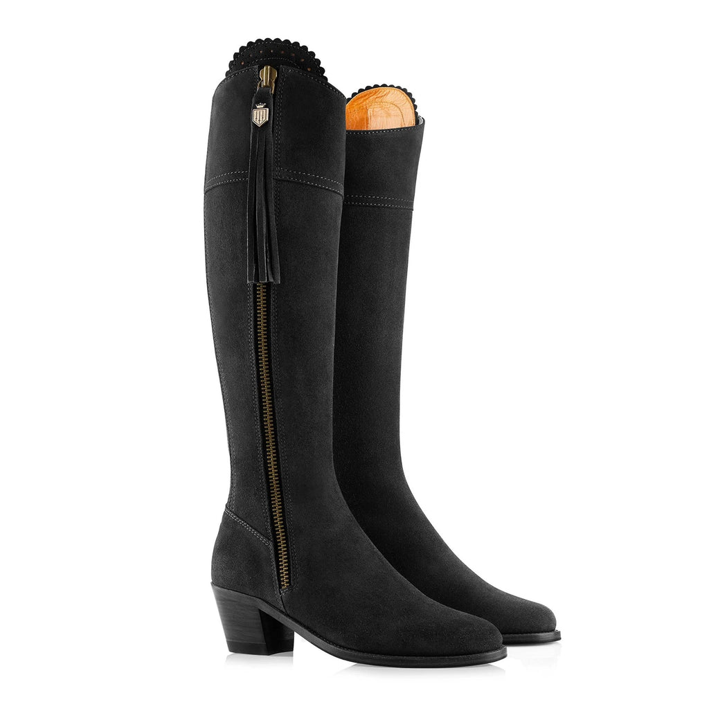 Fairfax and Favor Heeled Regina Boot - Black