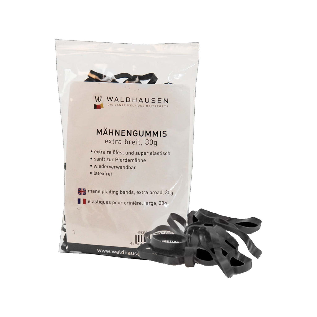 Waldhausen Broad Mane Plaiting Bands - White 30g