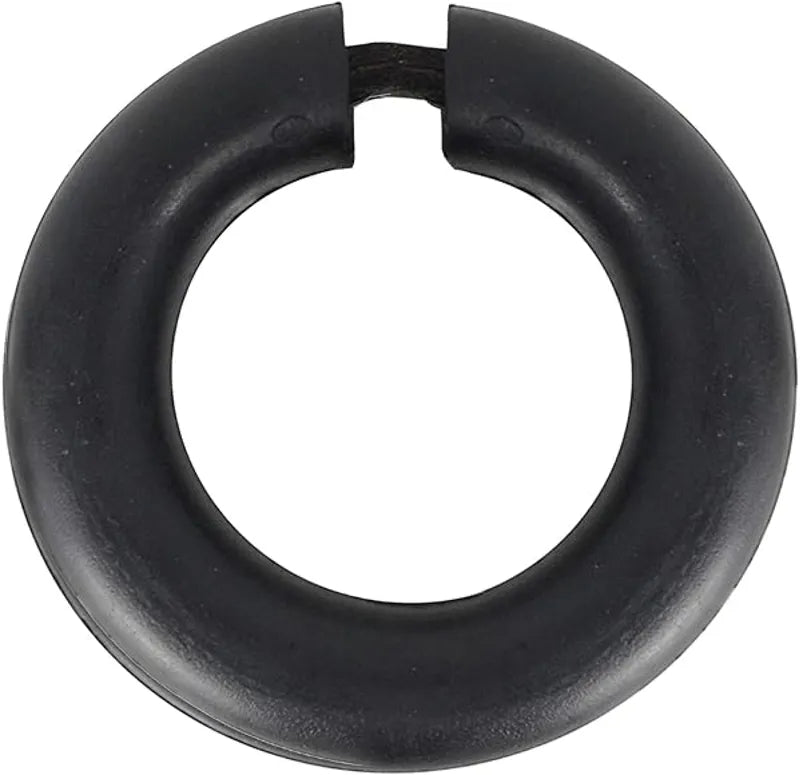 Hy Equestrian Fetlock Ring With Leather Strap - Black