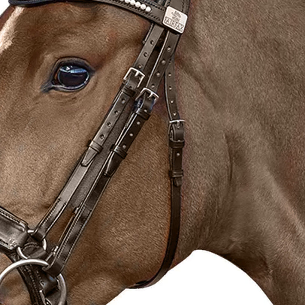 Fairfax Bridle Snaffle Throat Lash - Brown