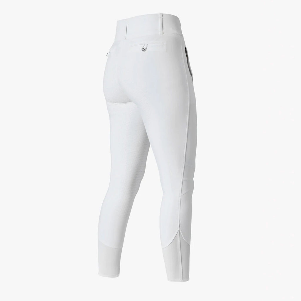 Premier Equine Aradina Ladies Full Seat Gel Riding Breeches - White