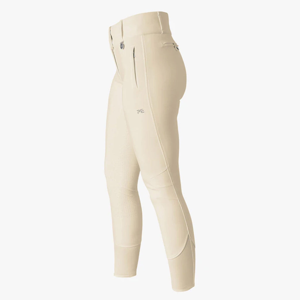 Premier Equine Aradina Ladies Full Seat Gel Riding Breeches - Vanilla
