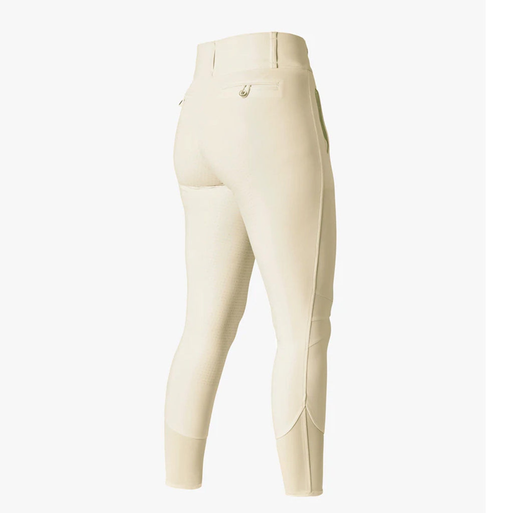 Premier Equine Aradina Ladies Full Seat Gel Riding Breeches - Vanilla