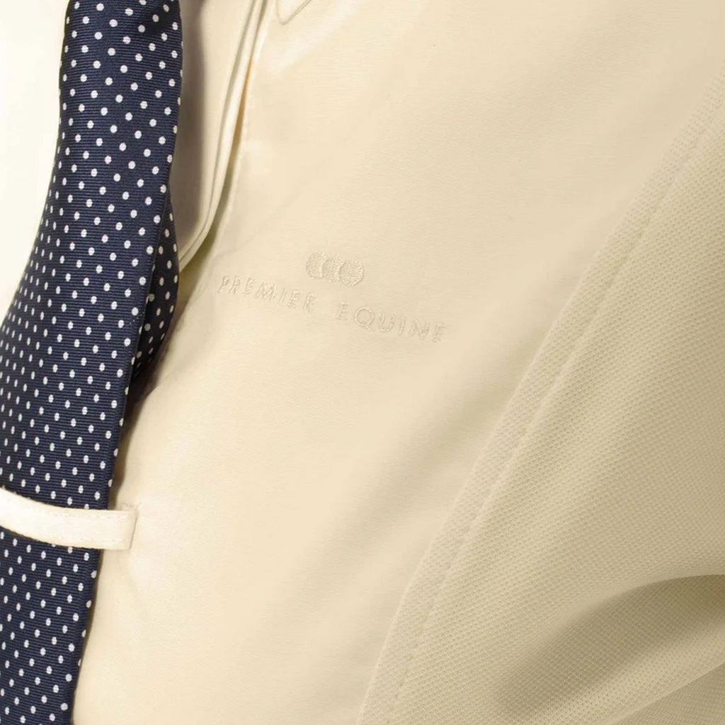 Premier Equine Tessa Ladies Long Sleeved Tie Shirt - Vanilla