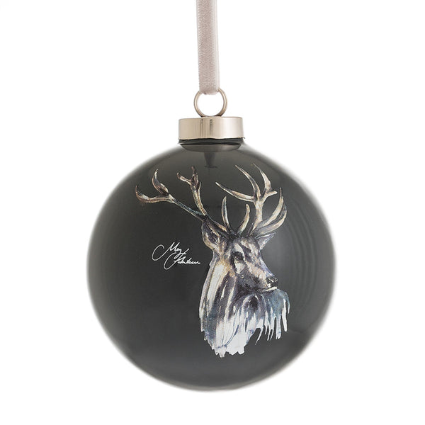 Widdop Ceramic Stag Bauble
