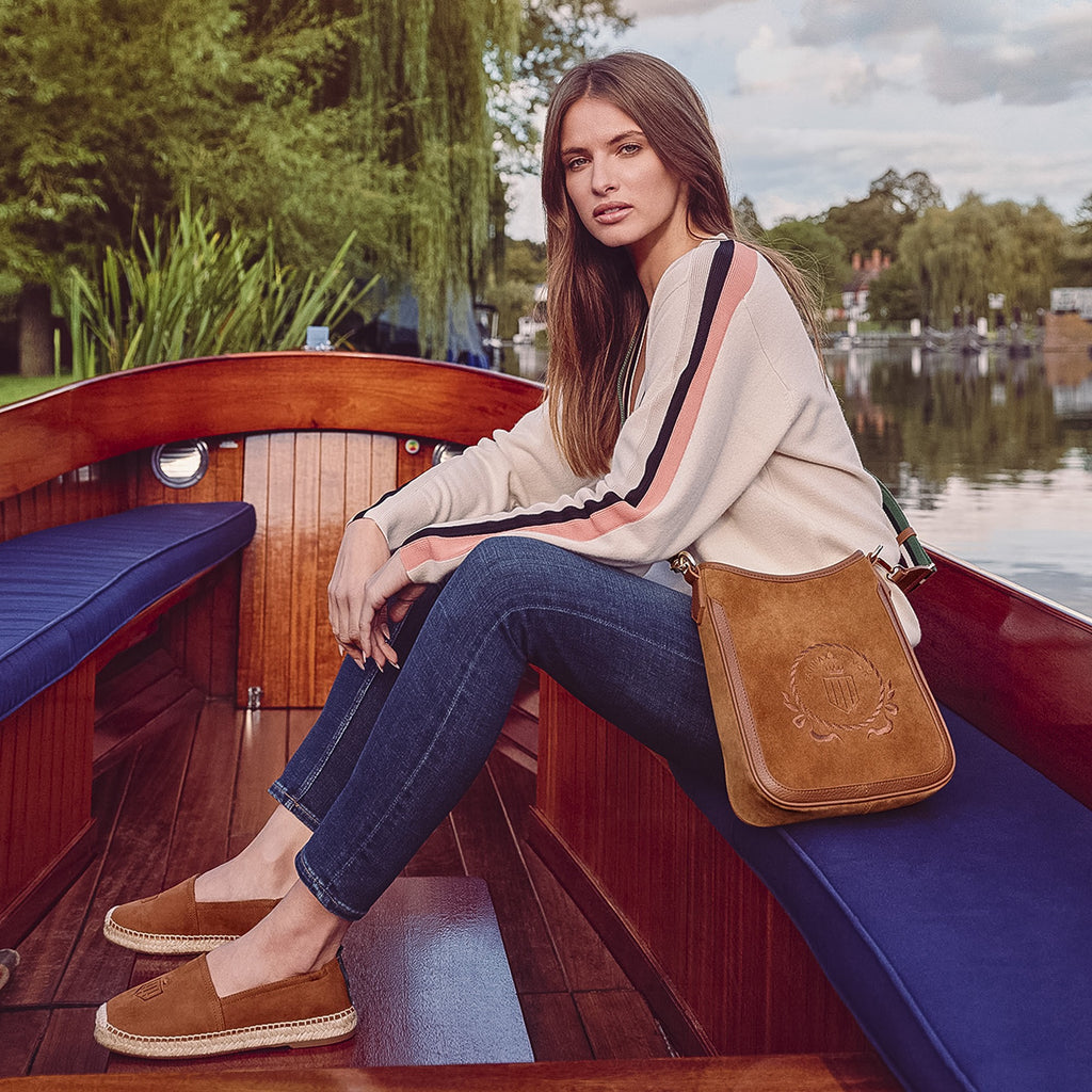 Fairfax and Favor Richmond Messenger Handbag - Tan