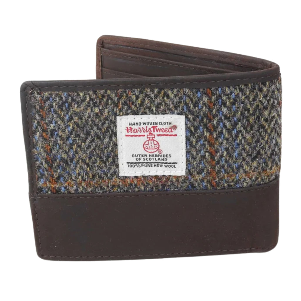 Harris Tweed Wallet - Brown