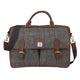 Harris Tweed Briefcase - Brown