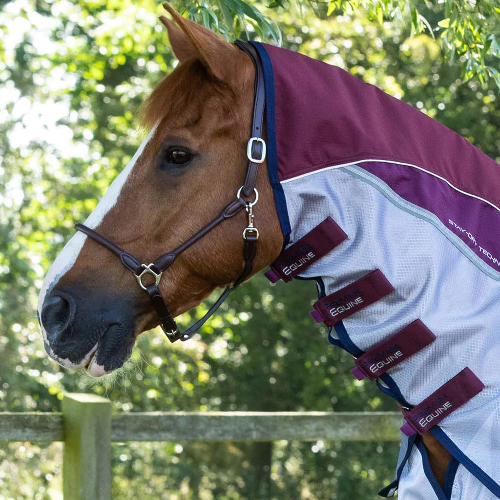 Premier Equine Buster Stay-Dry Super Lite Fly Rug - Wine