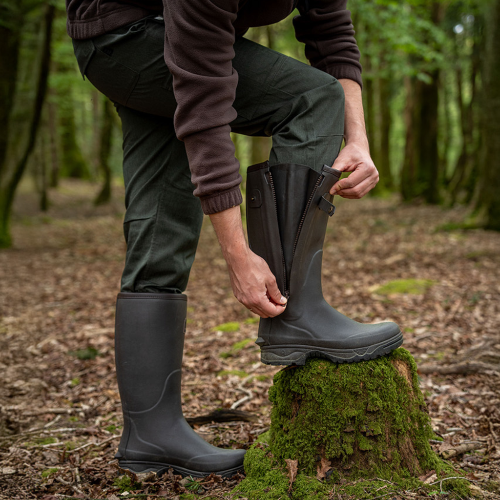 Rouchette Veneur Neo Zip Boot - Brown
