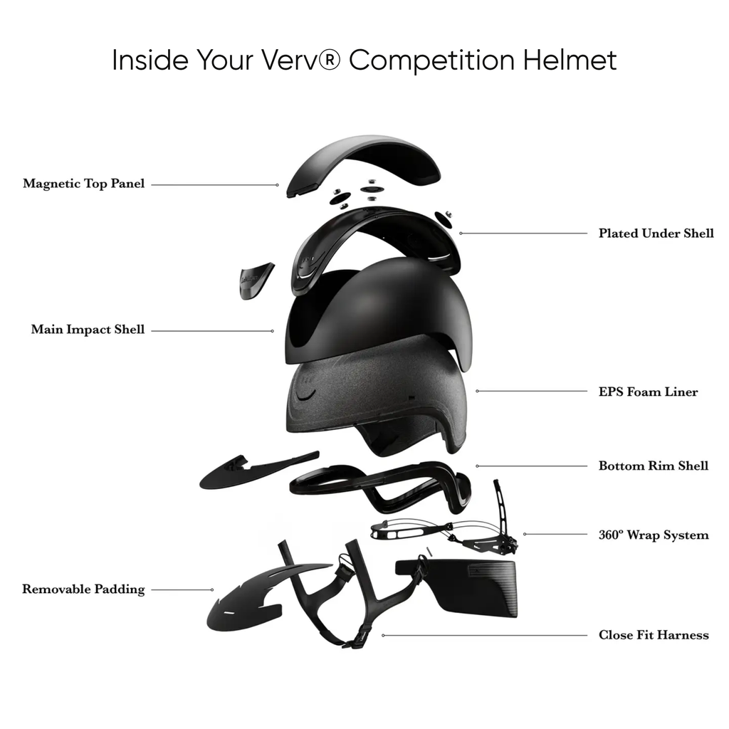 LeMieux Verv Competition Helmet Matte - Brown
