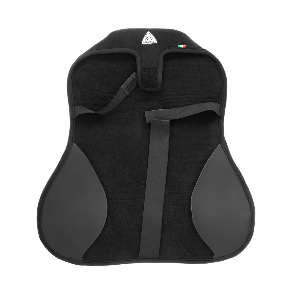 Acavallo Ortho-Pubis Gel Out Jumping Seat Saver 20mm - Black