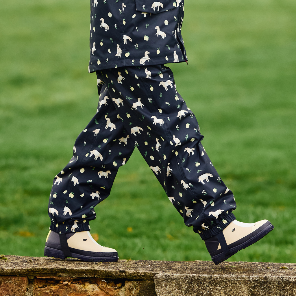 LeMieux Mini Pippin Splash Dungarees - Navy