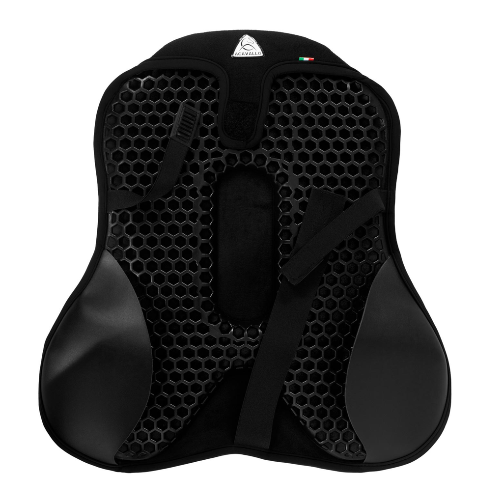 Acavallo Ortho-Pubis Gel In Jumping Seat Saver 20mm - Black