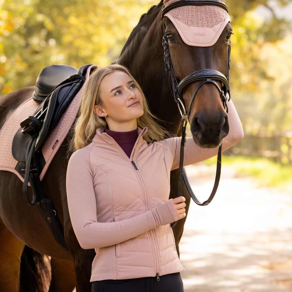 LeMieux Ladies Maddie Hybrid Jacket - Wild Rose