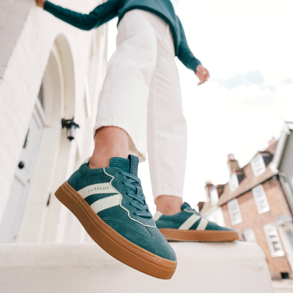 LeMieux Stockbridge Suede Lifestyle Trainers - Jungle