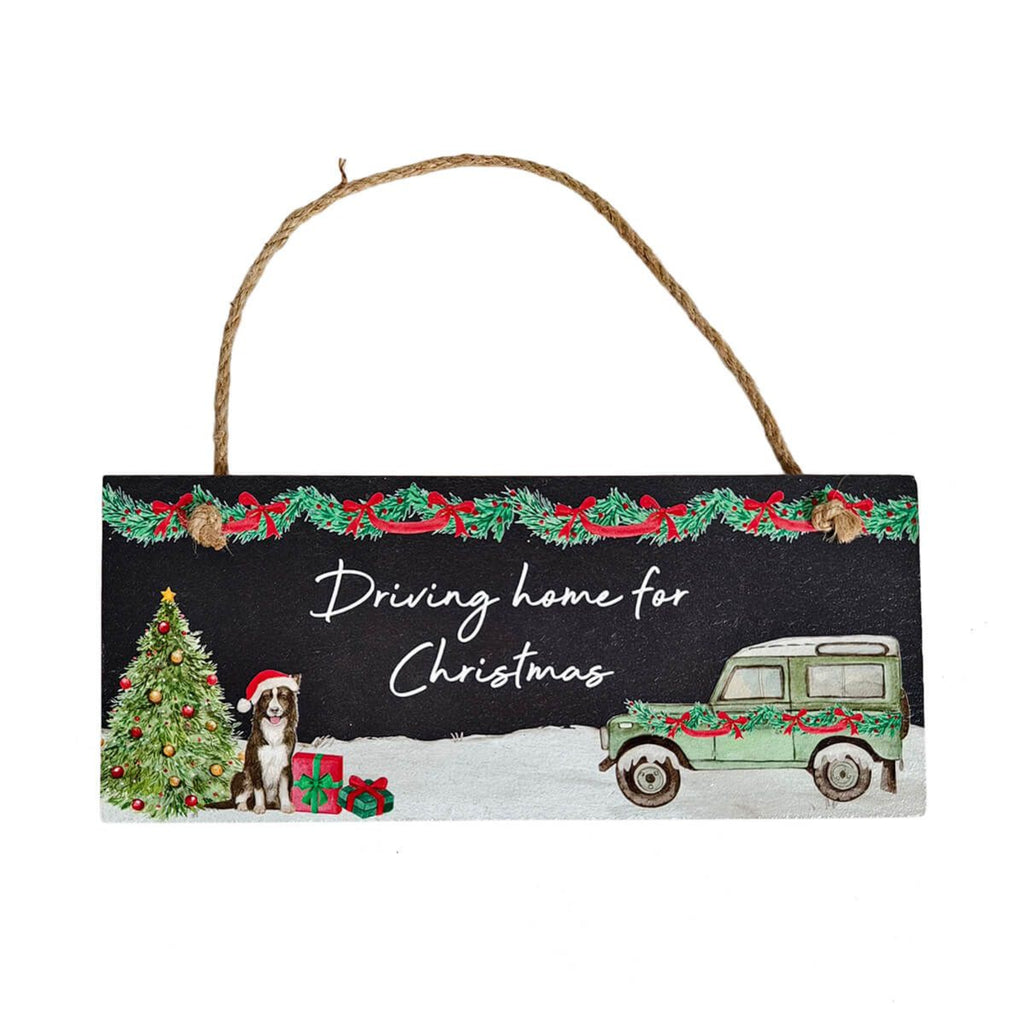 Langs Christmas Farm Animals and Landy Slate Plaque