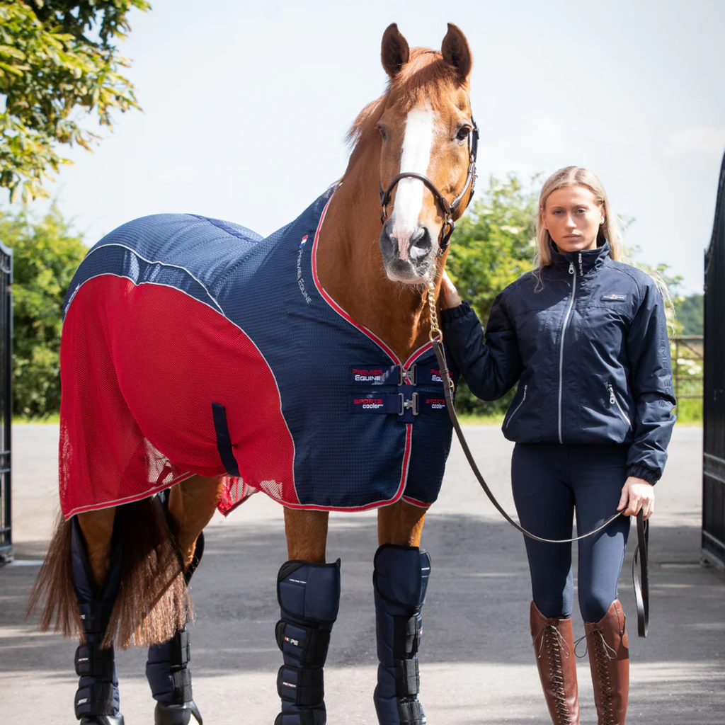 Premier Equine Sports Cooler - Navy