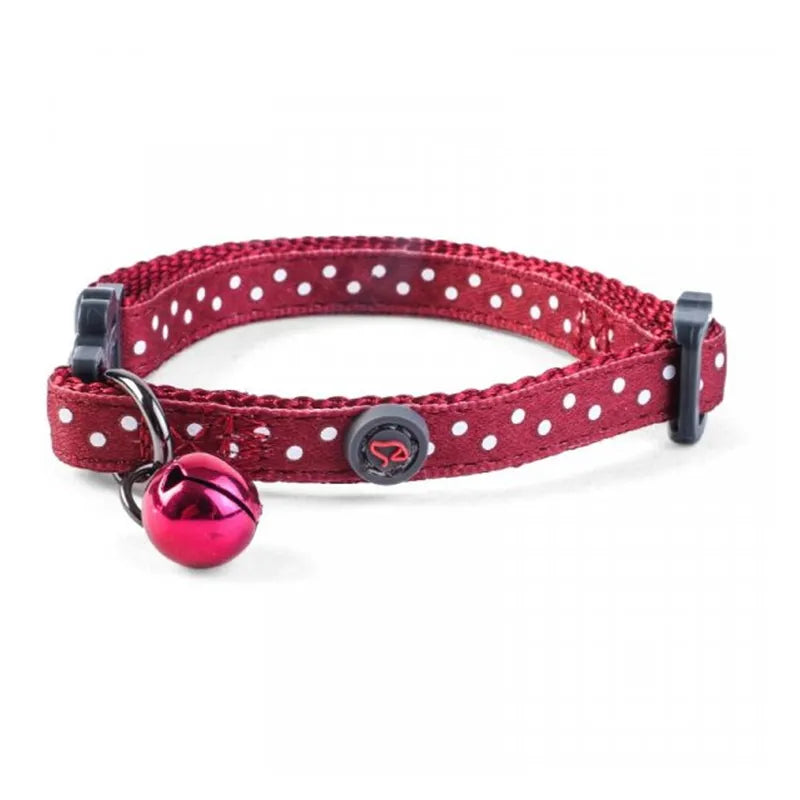 Zoon Wonderlust Cat Collar - Red Polka Dot