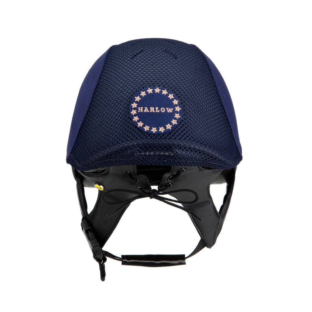 Charles Owen Harlow MS1 Pro Skull - Round - Navy/Rose Gold