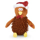 Petface Noodle Turkey Plush Christmas Dog Toy