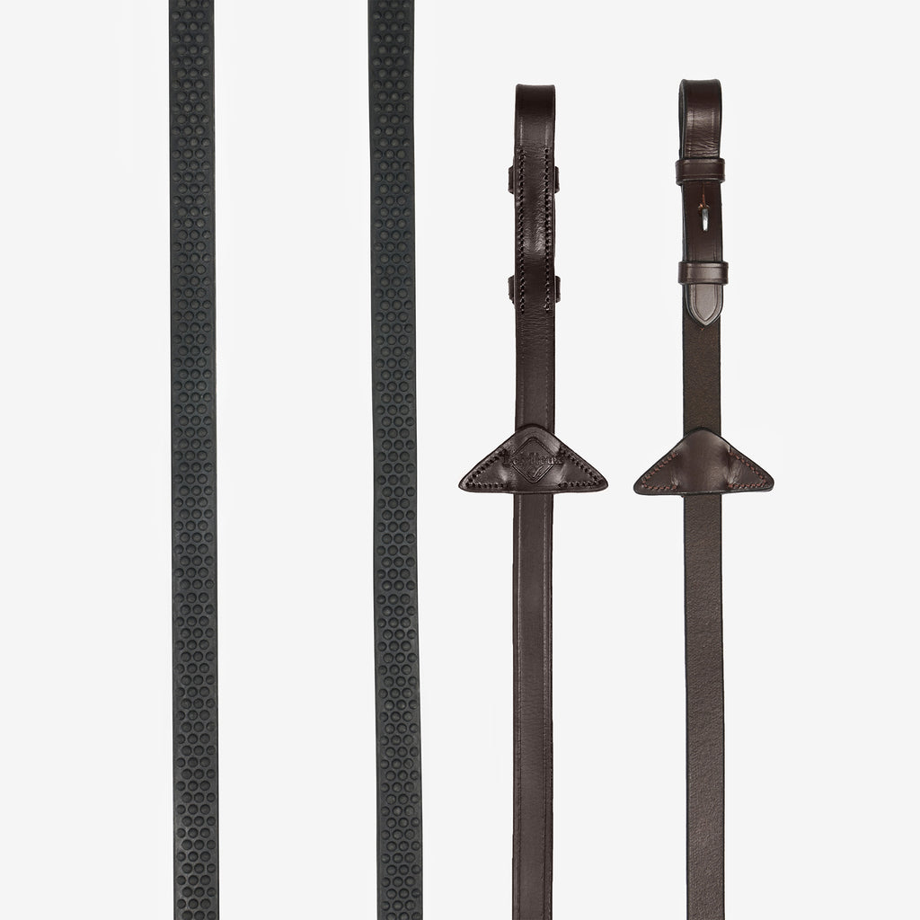 LeMieux Soft Rubber Reins - Havana