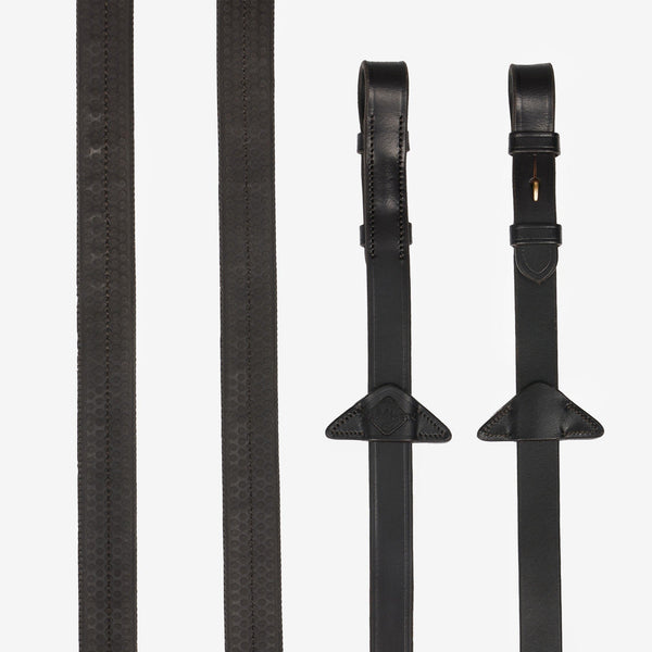 LeMieux Rubber Reins - Brown
