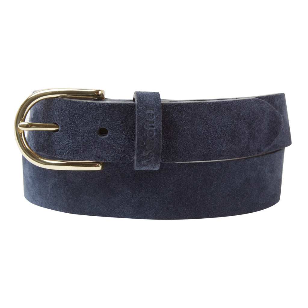 Schoffel Women's Padley Suede Belt - Navy