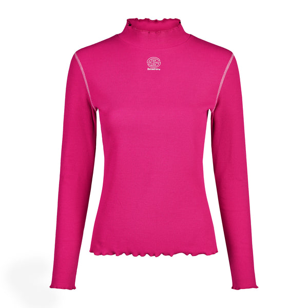 Eskadron Ladies Turtleneck Rib Shirt - Lipstick