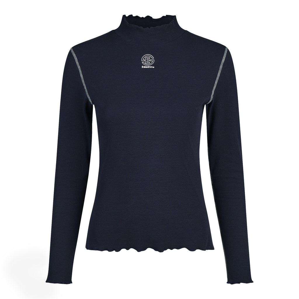 Eskadron Ladies Turtleneck Rib Shirt - Navy