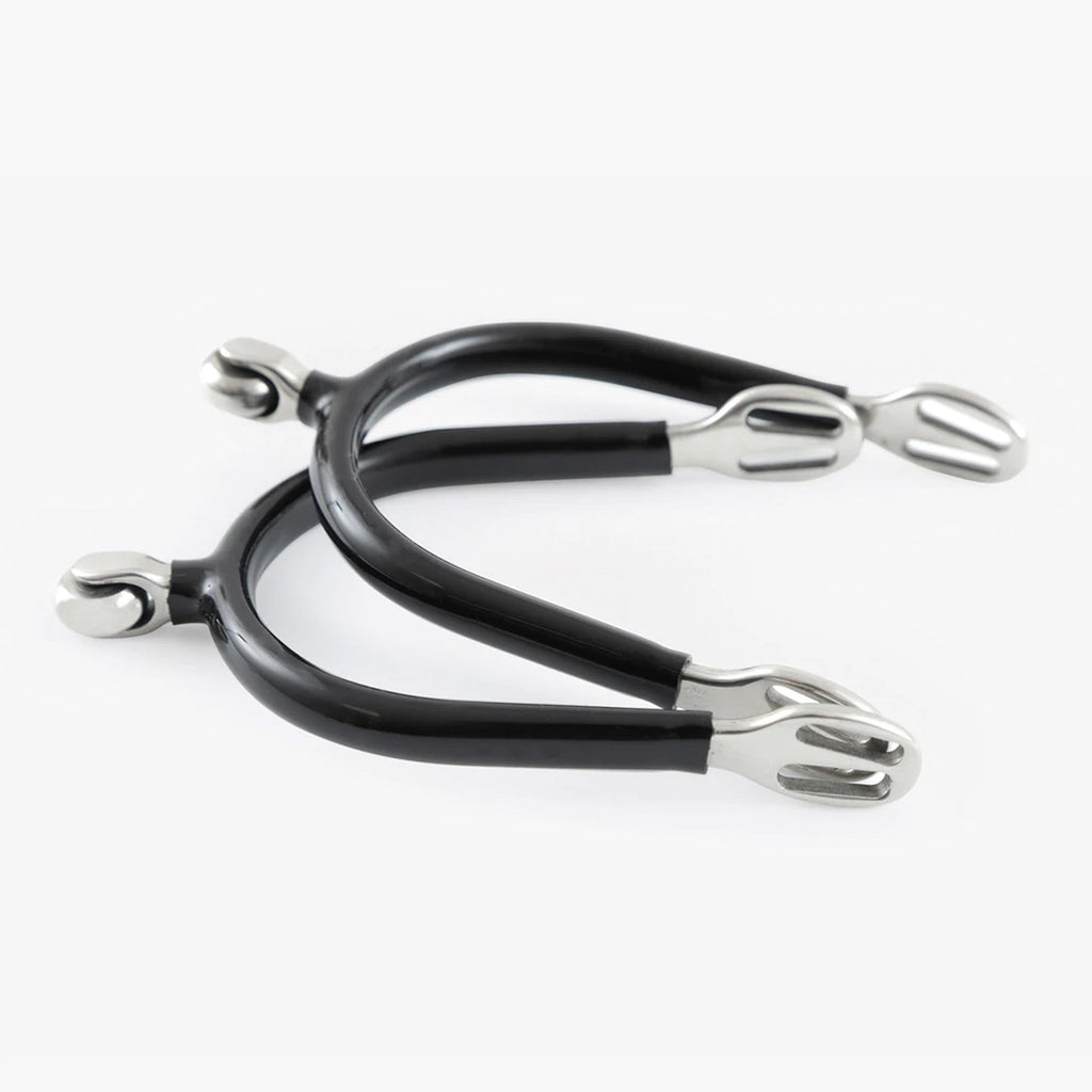 Premier Equine Rubber Covered Roller Ball Spurs
