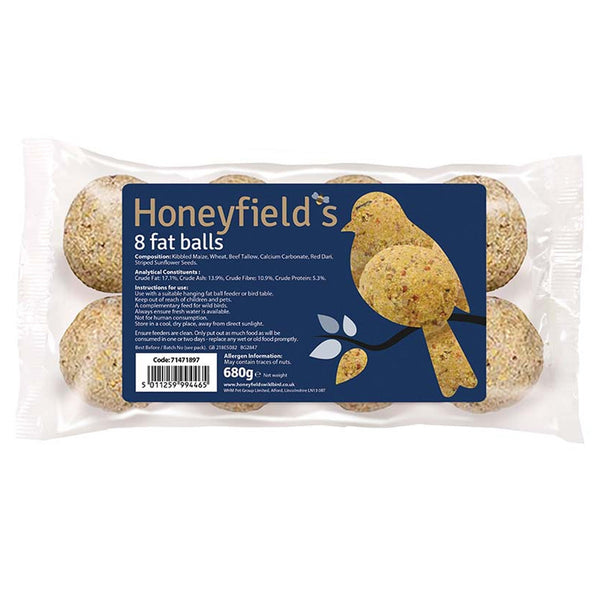 Honeyfields Fat Balls - 8 Pack