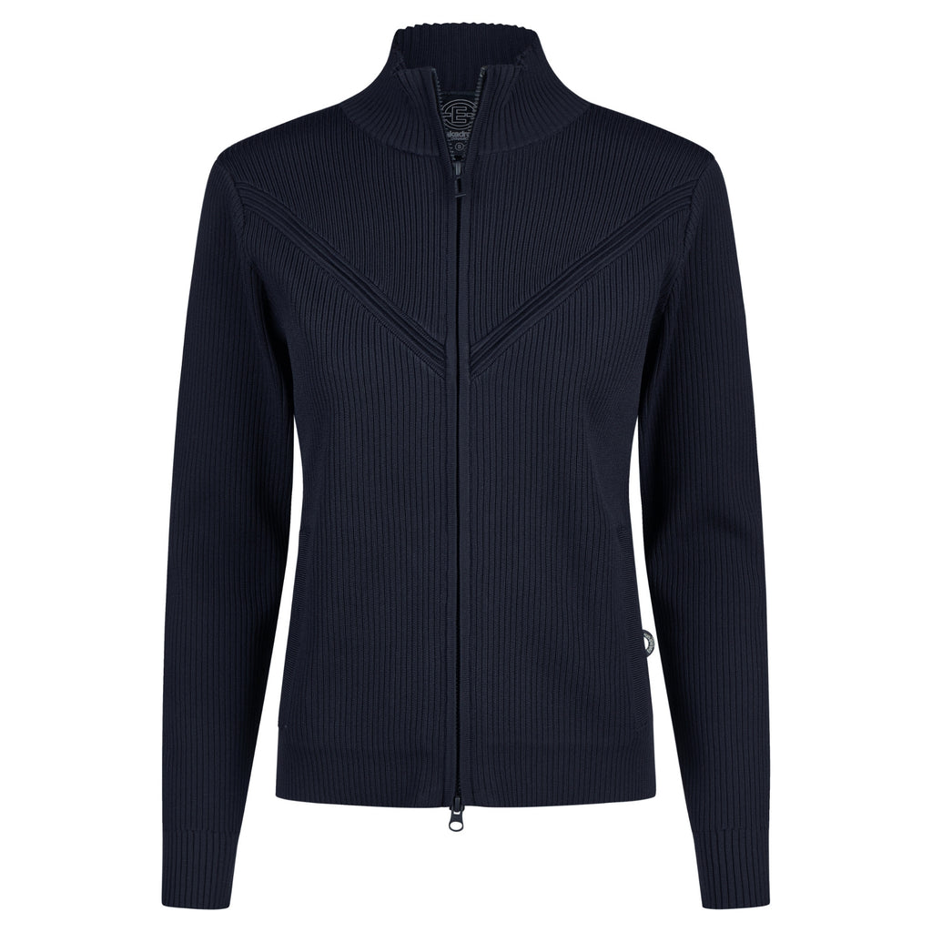Eskadron Ladies Knit Zip Shirt - Navy