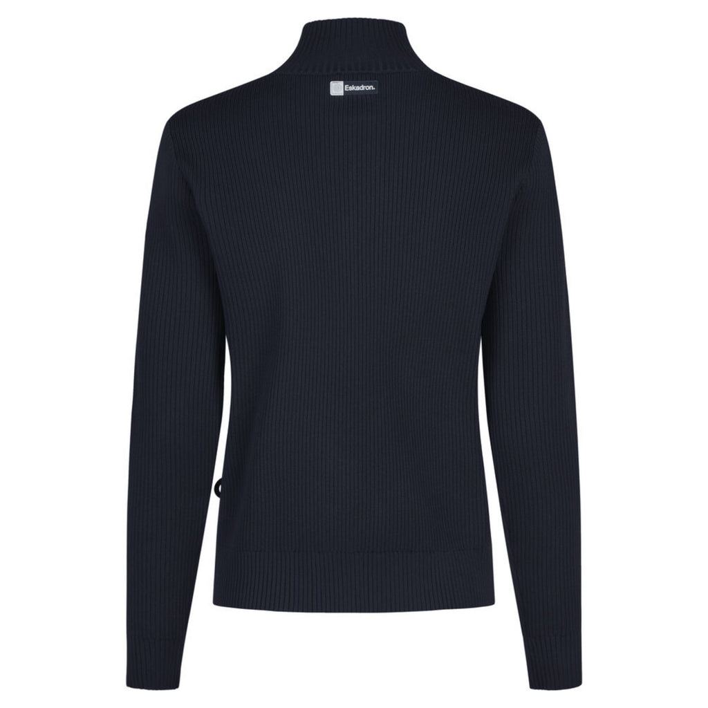 Eskadron Ladies Knit Zip Shirt - Navy