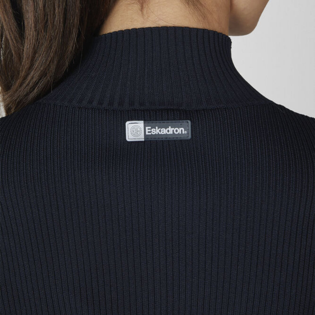 Eskadron Ladies Knit Zip Shirt - Navy