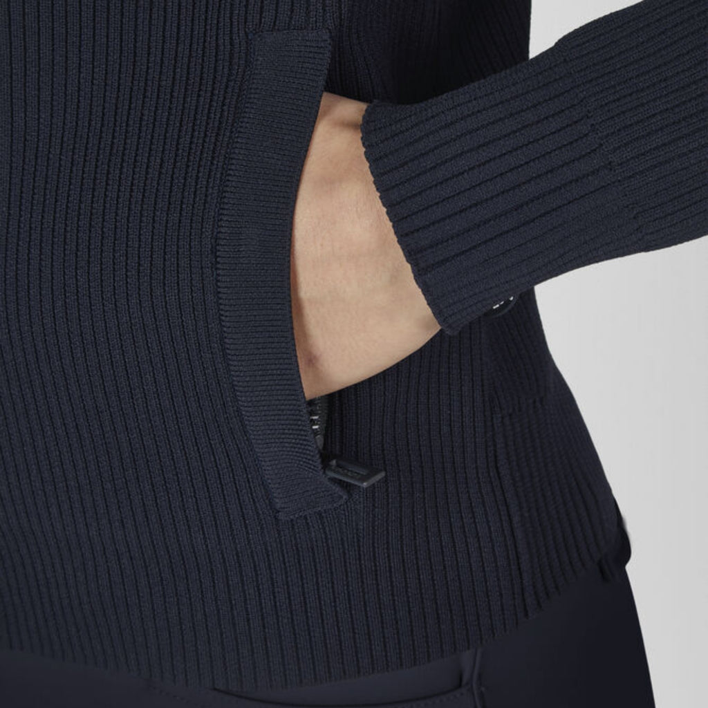 Eskadron Ladies Knit Zip Shirt - Navy