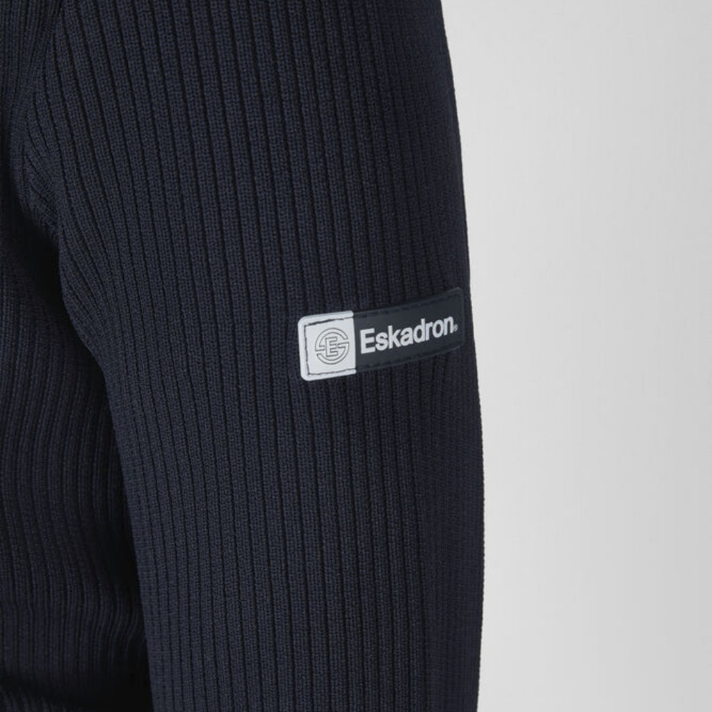 Eskadron Ladies Knit Zip Shirt - Navy