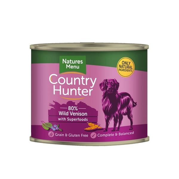 Natures Menu Country Hunter Dog Can - Wild Venison