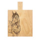 Selbrae House Horse Portrait Oak Paddle - Medium