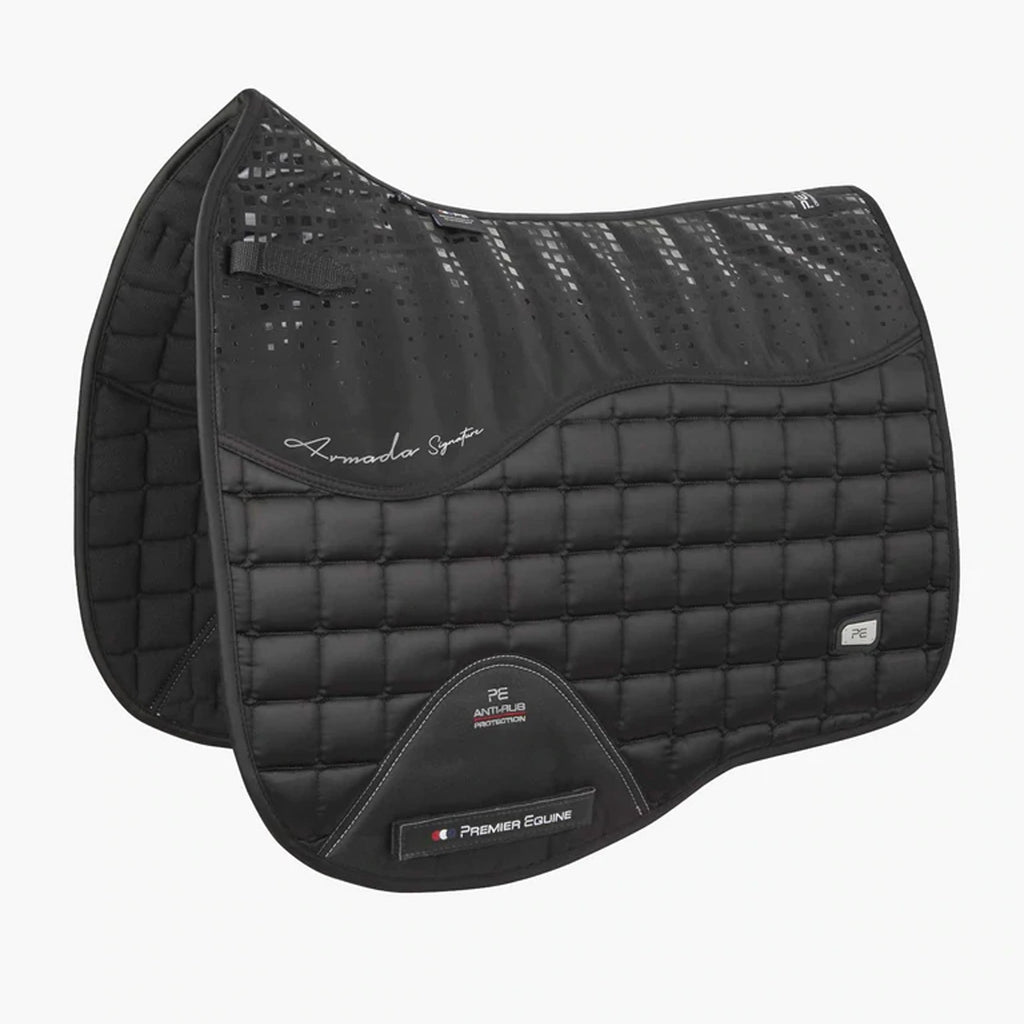 Premier Equine Armada Close Contact Dressage Square - Black