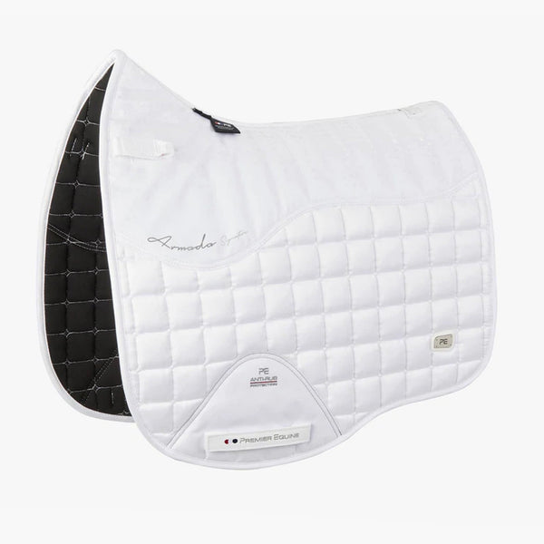 Premier Equine Armada Close Contact Dressage Square - White