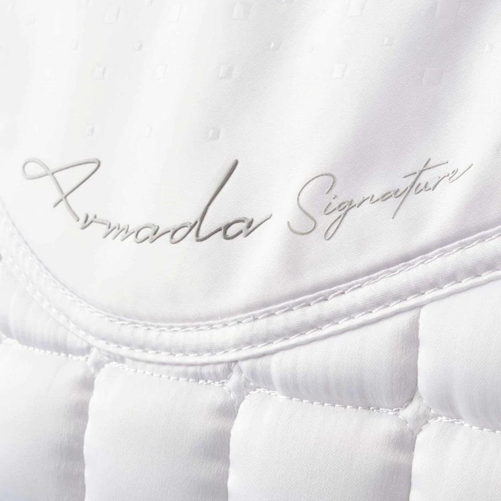 Premier Equine Armada Close Contact Dressage Square - White