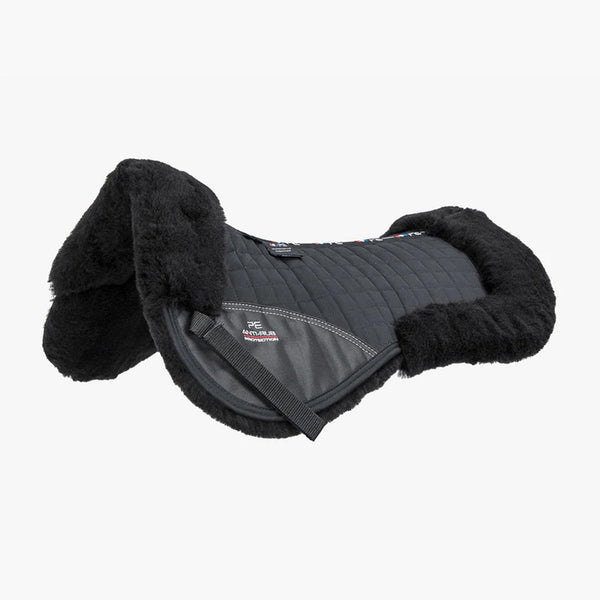 Premier Equine Merino Wool Half Pad - Black/Black