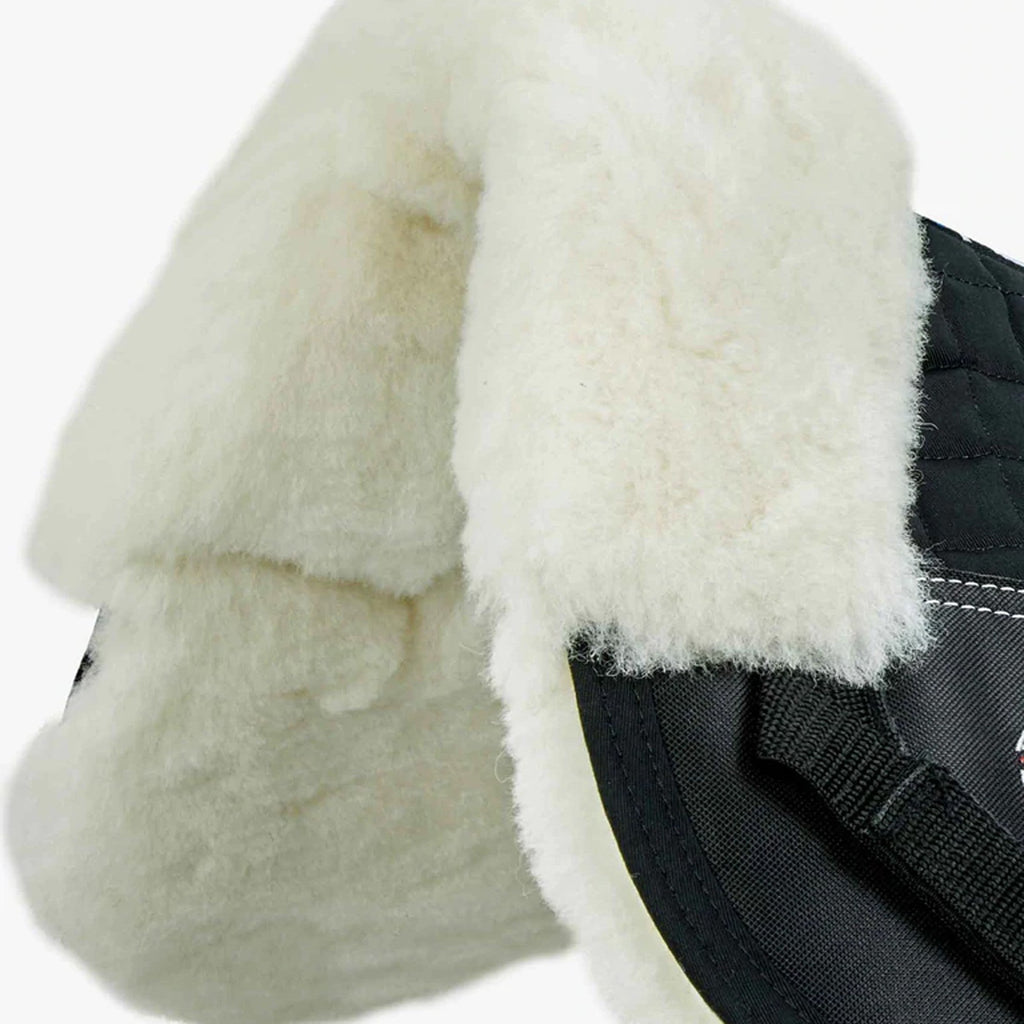 Premier Equine Merino Wool Half Pad - Black/Natural