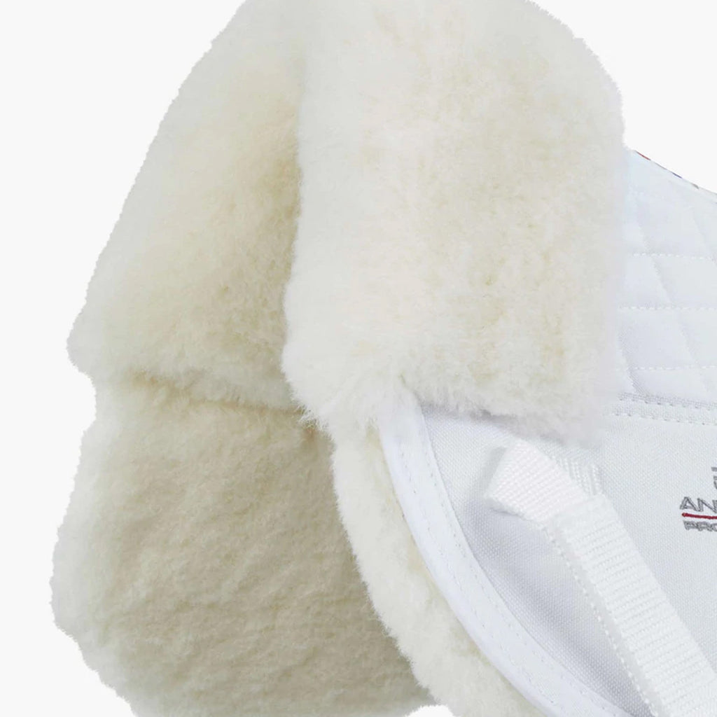 Premier Equine Merino Wool Half Pad - White/Natural