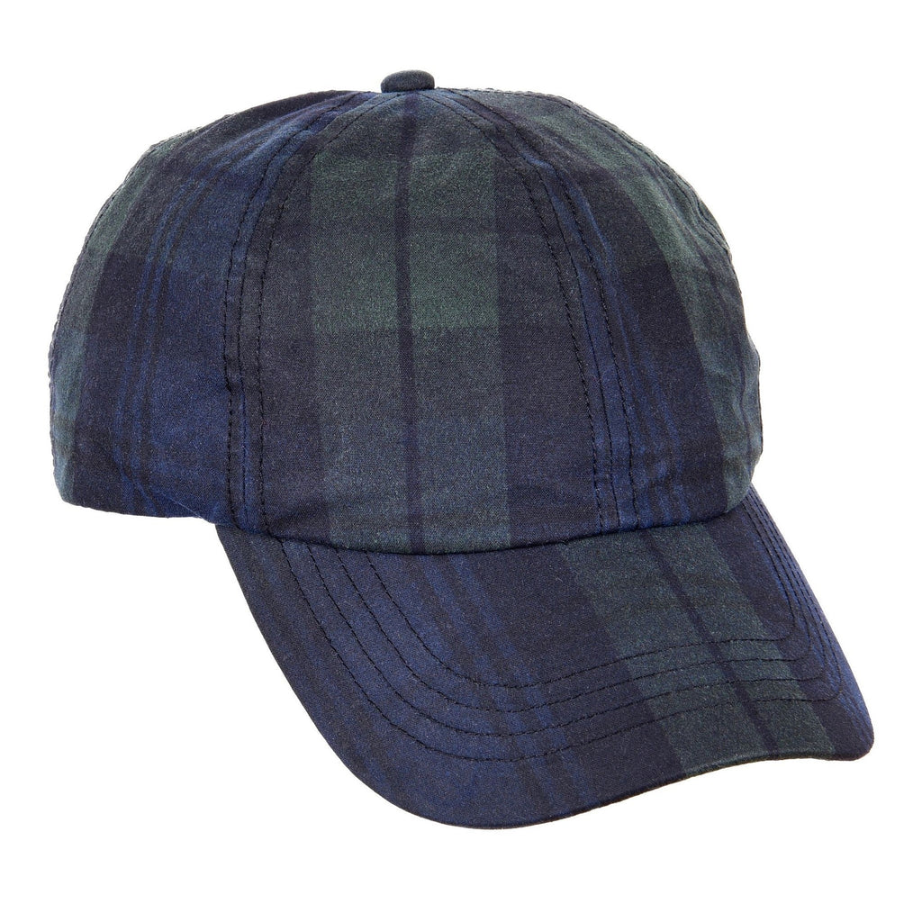 Heather Ewan Tartan Waxed Baseball Cap Blackwatch