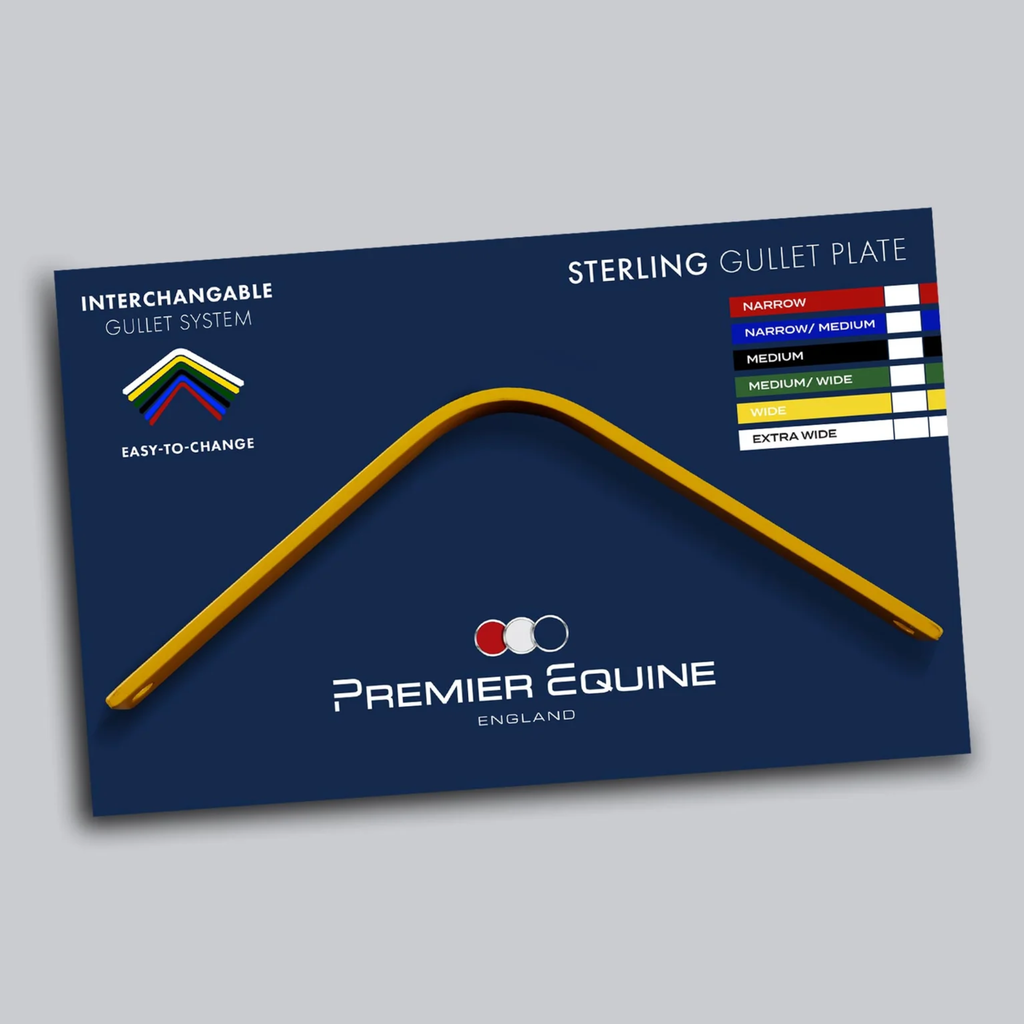 Premier Equine Sterling Gullet Plate - Narrow